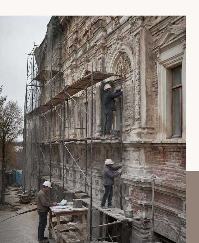 Реставрация объектов культурного наследия под ключ в Чебоксарах